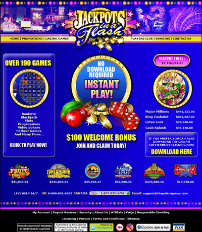 online flash casino